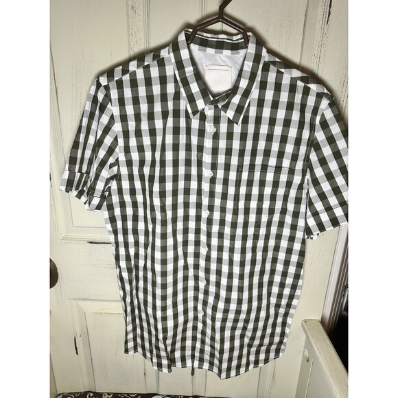 Premium Mood Denim Superior Men’s XXL Button Down Black White Gray Plaid Shirt - Picture 8 of 8